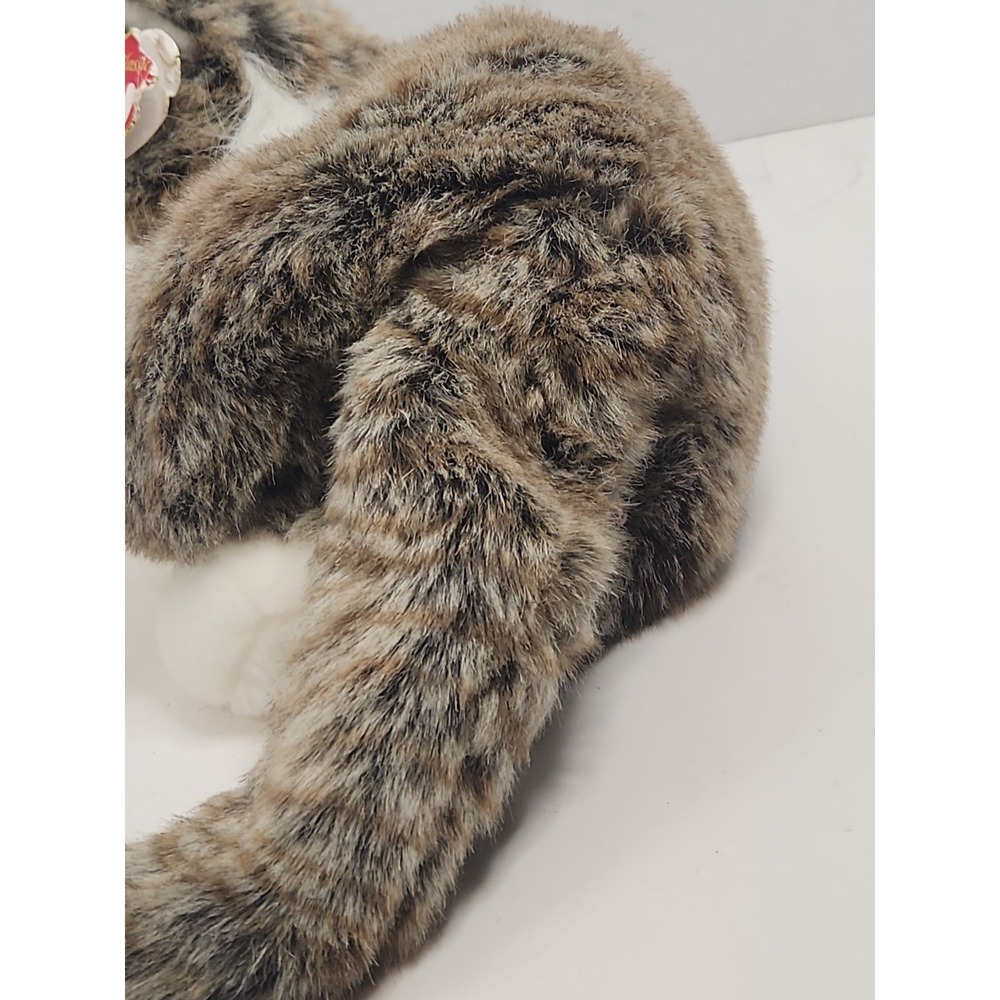 Ty Classic O'Malley Cat Plush 2002 Retired 12" Stuffed Animal Fluffy Tabby W/Tag - Picture 6 of 16